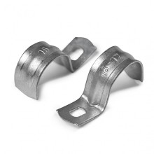 Скоба металлическая однолапковая 31-32 мм (50 шт/уп) ПожТехКабель (850-008)