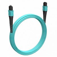 Кабельная сборка MPO(F) -MPO(M)-8 волокон 50/125 OM3, 7 m Cabeus (FOP-50-OM3-8-MPO(F)-8-MPO(M)-B-7m)