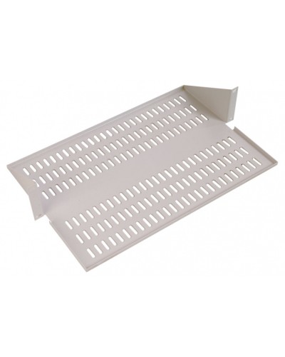 Полка для стойки перфорированная консольная 2U, глубина 300 мм ЦМО МС-30.2-9005 в Абакане Полки для шкафов и стоек Pintop.ru