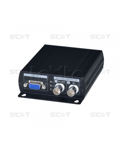 Преобразователь-разветвитель AHD/HDCVI/HDTVI в HDMI/VGA/CVBS SC&T AD001HD4 в Абакане Видеоусилители, Модуляторы, Делители Pintop.ru