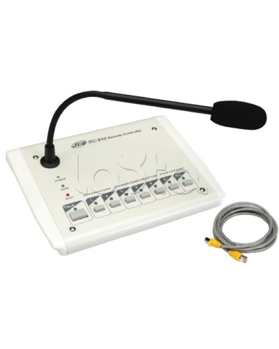 Станция настольная микрофонная JDM RC-610 в Абакане Микрофонные консоли и микрофоны Pintop.ru