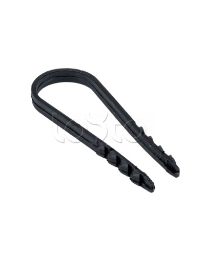 Дюбель-хомут для круглого кабеля (19-25мм) черный (50шт.) EKF PROxima (plc-ncs50-19x25b) в Абакане Крепеж: Дюбели, шурупы, саморезы Pintop.ru