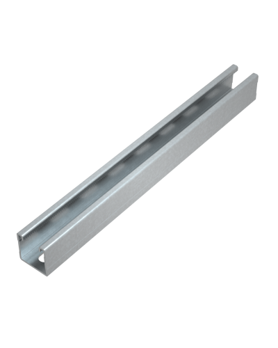 Страт-профиль 41х41 L2900 мм s:2,0 HD85 КМ-профиль (STPS41-41-2900 HD85) в Абакане Аксессуары для лотков Pintop.ru