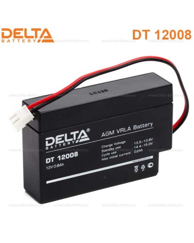 Аккумулятор свинцово-кислотный Delta DT 12008 Т13 в Абакане Электротехническое оборудование Pintop.ru