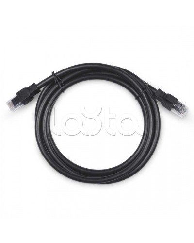 Патч-корд U/UTP, категория 6a, 2xRJ45/8p8c, неэкран. армир. гофр. стальной лентой, черный, РЕ, внешний, 2м Cabeus PC-ARM-UTP-RJ45-Cat.6a-2m-PE в Абакане Патчкорды (медные) Pintop.ru