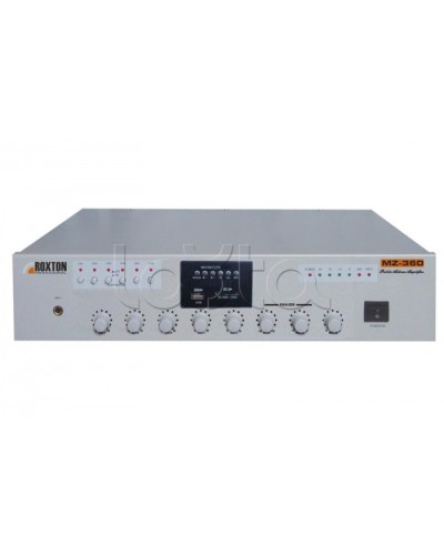 Микшер-усилитель ROXTON MZ-360 в Абакане Система оповещения и трансляции Roxton Pintop.ru