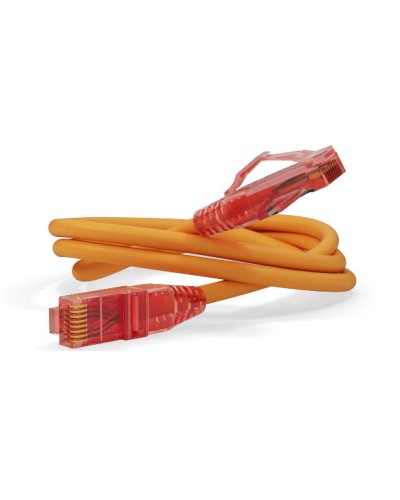 Патч-корд U/UTP Hyperline PC-LPM-UTP-RJ45-RJ45-C5e-5M-LSZH-OR в Абакане Патчкорды (медные) Pintop.ru