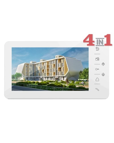 Монитор цветного видеодомофона Tantos Prime HD (White) в Абакане Абонентские видеоустройства Pintop.ru