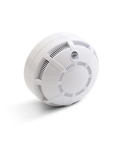 Извещатель пожарный дымовой оптико-электронный Рубеж ИП 212-45 V1.04 влагозащищенный, сетка металлическая в Абакане Пожарные извещатели Pintop.ru