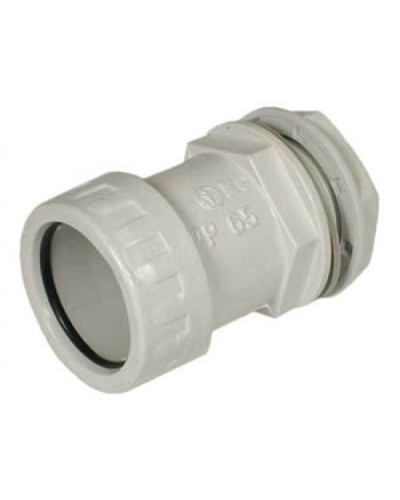 Муфта «труба-коробка» D25 мм , без галогена Экопласт 42725HF в Абакане Аксессуары для труб (ОКЛ) Экопласт Pintop.ru