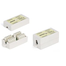 Адаптер проходной (coupler), Dual IDC, категория 5e, 4 пары Hyperline CA-IDC-C5E-WH