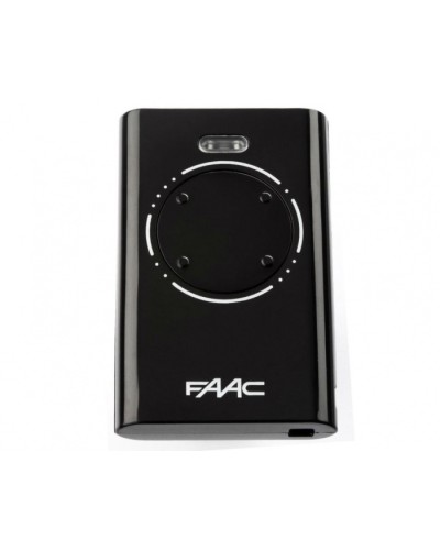 Брелок-передатчик 4-канальный Faac 7870101 (черный) в Абакане Устройства радиоуправления для шлагбаумов и автоматики Pintop.ru