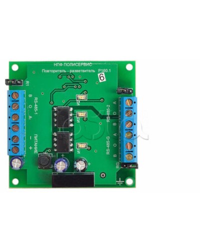 Модуль повторителя-разветвителя Полисервис RS-485/RS-485 в Абакане Модули сопряжения Pintop.ru