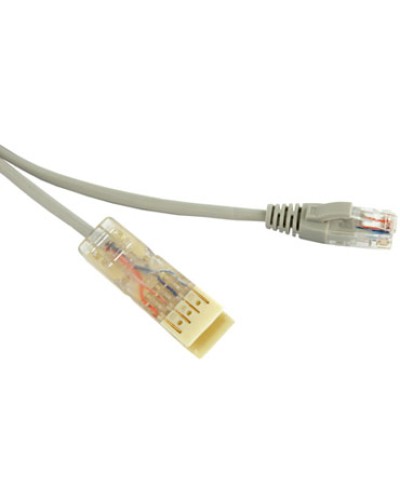 Патч-корд Hyperline PC-110-RJ45-2P-CX-1M-LSZH-GY в Абакане Патчкорды (медные) Pintop.ru