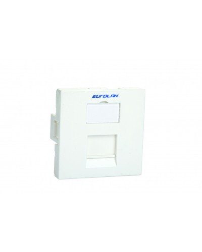 Адаптер 22,5х45 Eurolan 16B-45-02WT в Абакане Аксессуары для кабель-канала Pintop.ru