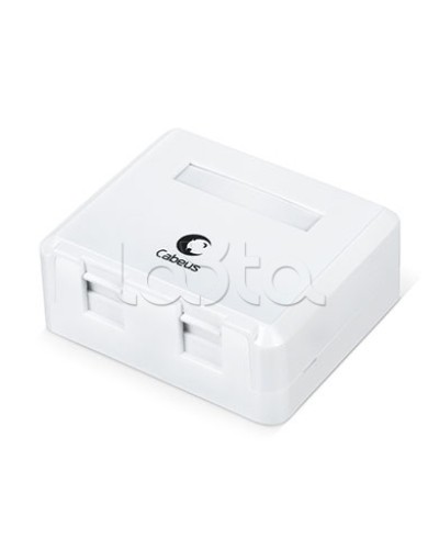 Корпус внешней настенной розетки на 2 Keystone Cabeus MB-2 в Абакане Аксессуары для стоек и шкафов Pintop.ru