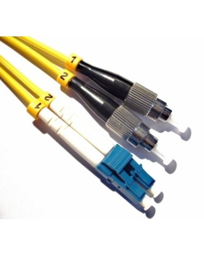 Патч-корд оптический, PVC, дуплексный, LC/UPC-FC/UPC, SM OS2, 2.0 м TWT (TWT-2LC-2FC/SU-2.0) в Абакане Патч-корды оптические Pintop.ru