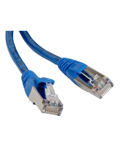 Патч-корд F/UTP Hyperline PC-LPM-STP-RJ45-RJ45-C6-5M-LSZH-BL в Абакане Патчкорды (медные) Pintop.ru