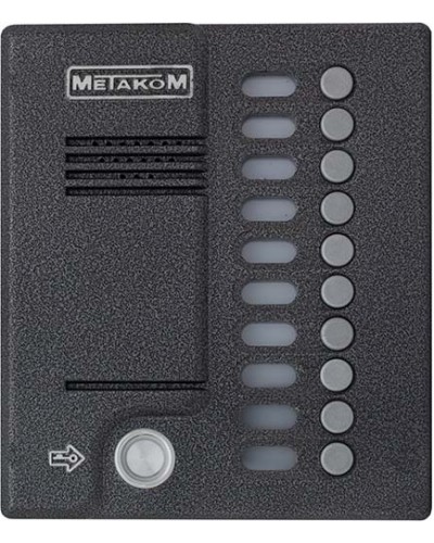 Блок вызова домофона Метаком МК10.2-ТМ4Е в Абакане Блоки вызова многоабонентные Pintop.ru