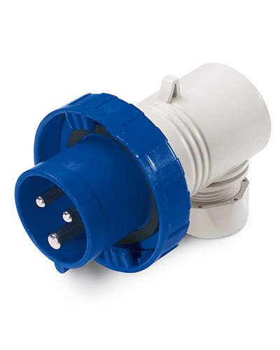 Вилка кабельная угловая IP67 16А 2P+E 230В DKC DIS2261633 в Абакане Аксессуары для стоек и шкафов Pintop.ru