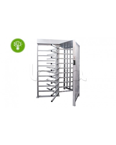 Турникет полноростовой с подогревом 3V RUBEZH STRAZH Model X УХЛ 2.1 OSDP MF (T-1000) в Абакане Турникеты Pintop.ru