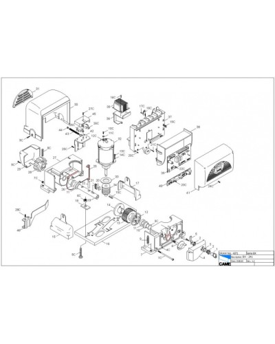 Плата S5000 Came 119RIR124 в Абакане Запчасти для шлагбаумов и автоматики Pintop.ru