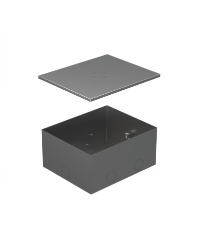 BOX/4 Металлическая коробка с крышкой для заливки в пол 159,6х133,6х75мм для люков 70040 Экопласт (70141) в Абакане Системы лючков и колонн Pintop.ru