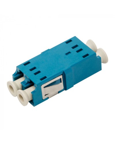Адаптер оптический LC, SM, корпус SC без фланцев, дуплексный LANMASTER (LAN-2LCS/NF-AM-SM) в Абакане Проходные адаптеры и розетки оптические Pintop.ru
