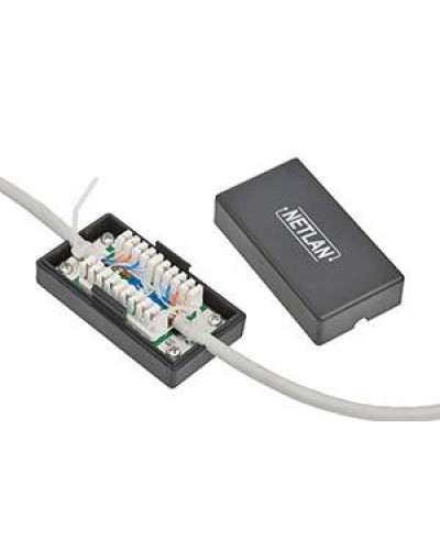 Соединитель кабельный типа IDC-IDC (KRONE) кат.5е (10 шт/уп) NETLAN EC-UCB-IDC-UD2-BK-10 в Абакане Коннекторы Pintop.ru