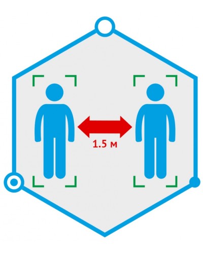 ПО TRASSIR Social Distance Detector в Абакане Системы видеонаблюдения Pintop.ru