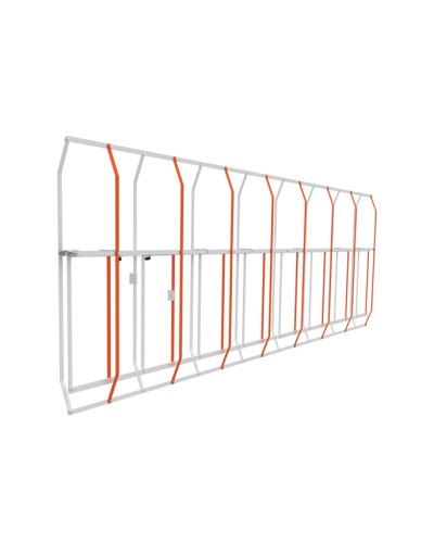 Шторка стрелы шлагбаумов GT высотой 1,3 м (модуль 1721 мм) Came 803XA-0350 в Абакане Запчасти для шлагбаумов и автоматики Pintop.ru