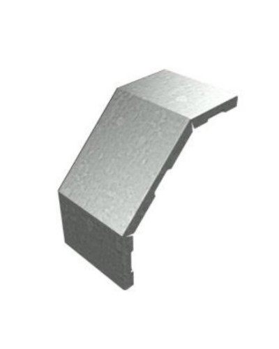 Крышка угла вертикального внешнего 90° 500х15 (1,0) для лестничного лотка ПожТехКабель (651-444) в Абакане Аксессуары для лотков Pintop.ru