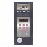 Многоабонентый антивандальный блок вызова со встроенной гибридной видеокамерой Метаком