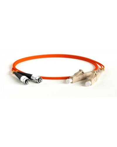 Патч-корд волоконно-оптический Hyperline FC-D2-62-MTRJM/PR-ST/PR-H-10M-LSZH-OR в Абакане Патч-корды оптические Pintop.ru