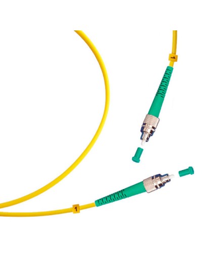 Шнур оптический simplex FC/APC-FC/APC 9/125 SM 1,5 м LSZH Cabeus FOP(s)-9-FC/APC-FC/APC-1,5M в Абакане Патч-корды оптические Pintop.ru