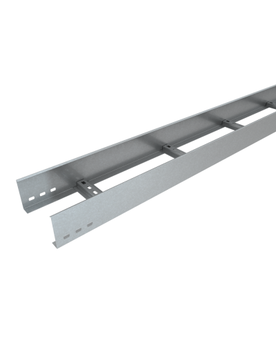 Лоток лестничный 100х500х1,2 L2500 мм HD85 КМ-профиль (LL100-500-1.2-2500 HD85) в Абакане Кабельные лотки Pintop.ru