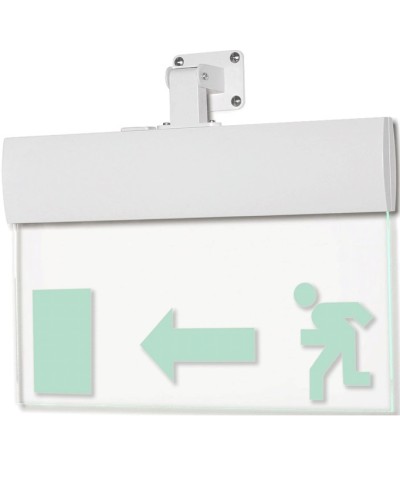 Табло М-12-УЛЬТРА Человек влево дверь (универсальное крепление) (ИП Раченков А.В.) в Абакане Оповещатели Pintop.ru