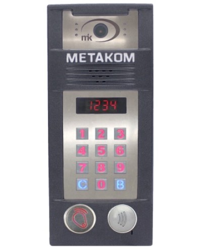 Многоабонентый антивандальный блок вызова со встроенной гибридной видеокамерой Метаком MК2018-RFMFСVH в Абакане Блоки вызова многоабонентные Pintop.ru