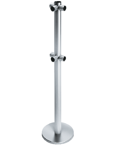 Стойка ограждения T-образная передвижная Oxgard ВЗР 2442.04 в Абакане Ограждения Pintop.ru