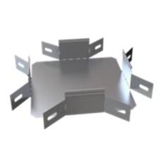 Ответвитель Х-образный горизонтальный 150x50 (0,7) ПожТехКабель (566-003)