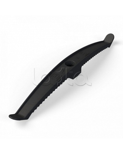 Держатель кабеля двусторонний для прямого монтажа черный (20шт/120шт уп/кор) Промрукав (PR13.0383) в Абакане Монтажные материалы Pintop.ru