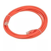 Патч-корд RJ45 - RJ45, 4 пары, UTP, категория 6, 2 м, оранжевый, LSZH LANMASTER LAN-PC45/U6-2.0-OR