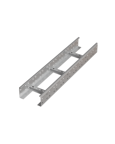 Лоток лестничный 100х300х1,2 L2500 мм INOX304 N КМ-Профиль (LL100-300-1.2-2500 INOX304 N) в Абакане Кабельные лотки Pintop.ru