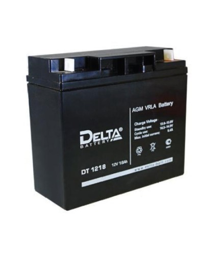 Аккумулятор свинцово-кислотный Delta DT 1218 в Абакане Электротехническое оборудование Pintop.ru