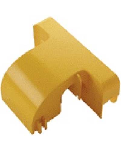 Спуск кабельный под лоток 120 мм с крышкой, желтый LANMASTER LAN-OT120-OB в Абакане Аксессуары для кабель-канала Pintop.ru