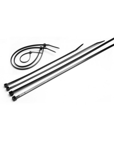 Стяжка нейлоновая неоткрывающаяся, безгалогенная (halogen free), 150x3.6мм, черная, outdoor (100 шт) Cabeus GTOUT-150 в Абакане Стяжки-хомуты Pintop.ru