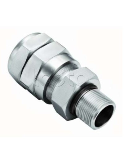 Кабельный ввод для бронированного кабеля с уплотнением внутренней оболочки кабеля резьбой G1/2, внешним диаметром кабеля D от 11 до 15 мм и проходным диаметром кабеля d= 6-10 мм Спектрон КВБ-15/10-М-G1/2 в Абакане Аксессуары для кабель-канала Pintop.r