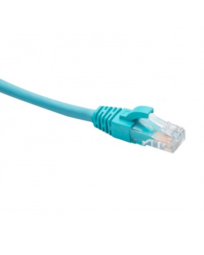 Шнур коммутационный U/UTP категория 5e LSZH нг(А)-HF 15,0 м, бирюзовый Datarex DR-181625 в Абакане Патчкорды (медные) Pintop.ru