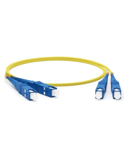 Патч-корд оптический соединительный (SM), 9/125 (OS2), SC/UPC-SC/UPC, (Duplex), LSZH, 1м 50-2011 в Абакане Патч-корды оптические Pintop.ru