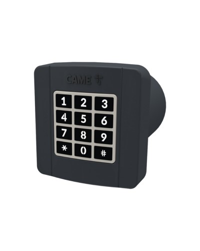 Проводная встраиваемая кодонаборная клавиатура Came 806SL-0290 - SELT2BDG, подключаемая к шине CXN, 12 кнопок, синяя подсветка, RAL7024 в Абакане Запчасти для шлагбаумов и автоматики Pintop.ru
